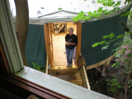 Yurt door 005